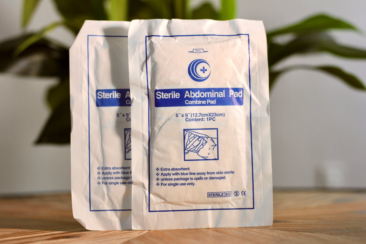 sterile abdominal ABD dressing 5 by 9 inches for wound care