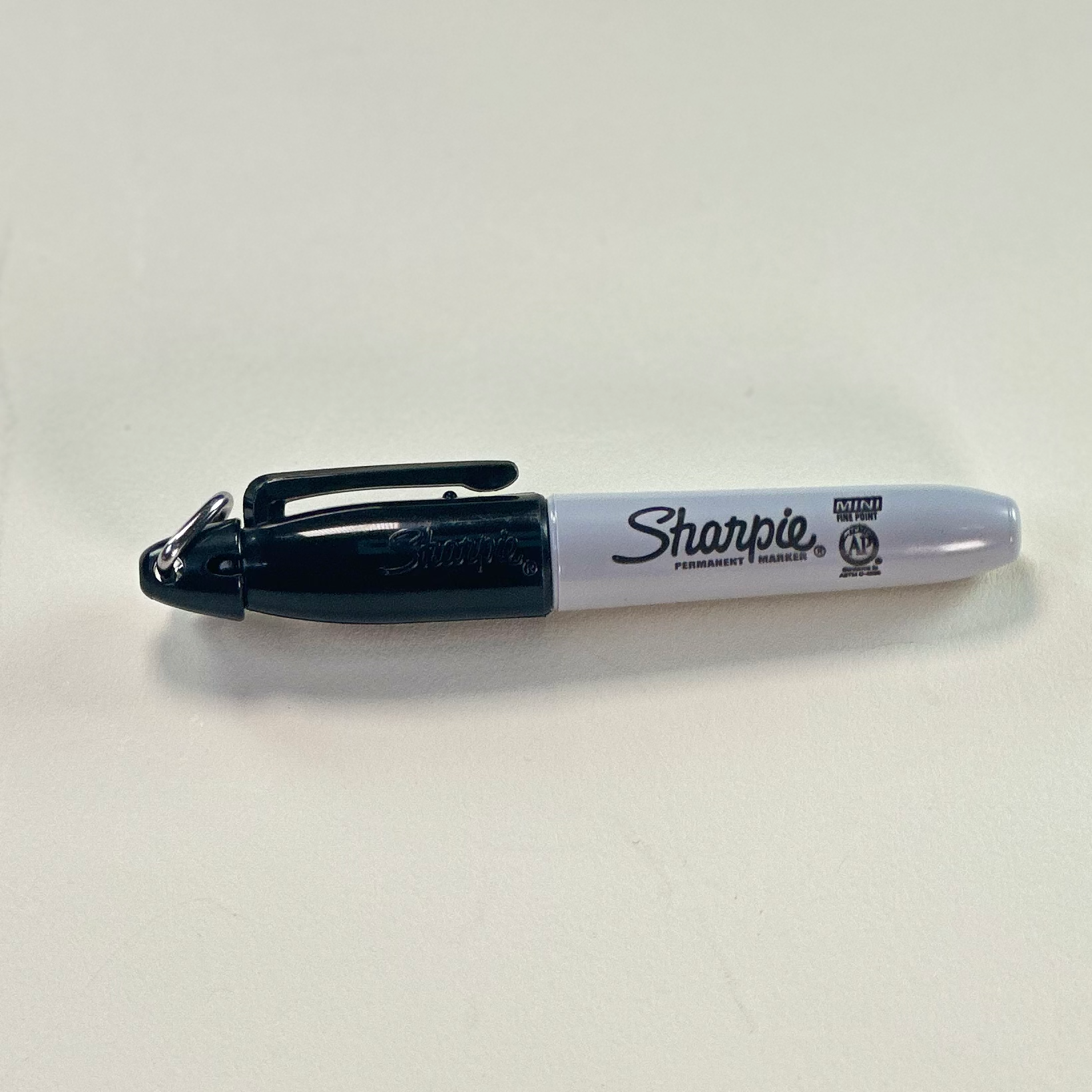 Sharpie Mini black permanent marker for emergency response documentation