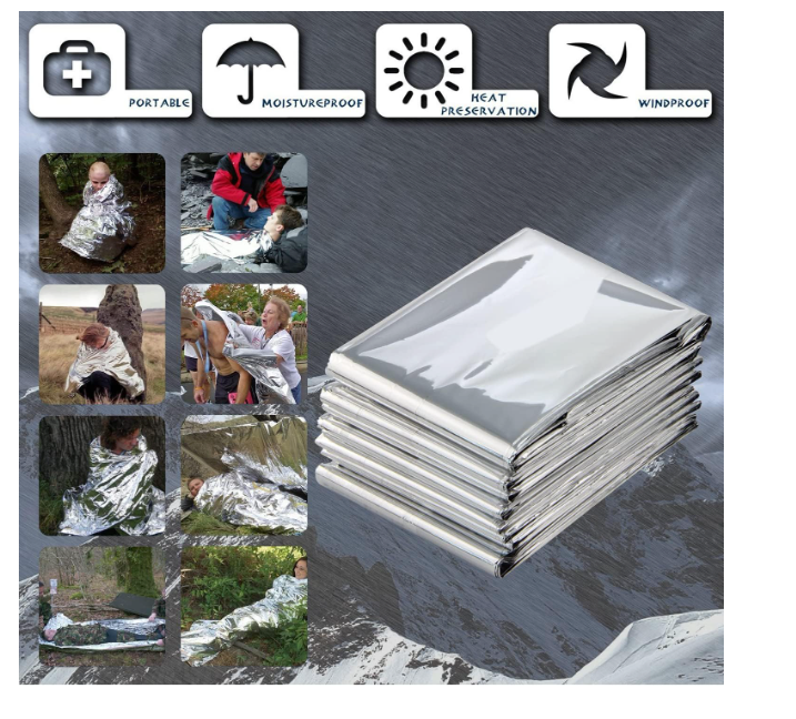 Emergency Survival Foil Blanket – 10 Pack / 20 Pack