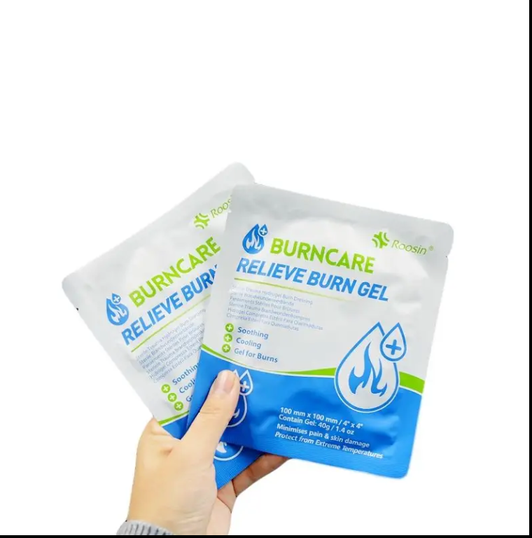 Reliance Medical Burnsoothe Cooling Gel Immediate Dressing For Burns In First Aid Sterile Burns Soothing, Non-Adherent, Non-Toxic, Minimize Trauma And Skin Damage, 40 Cm X 60 Cm, (Pack Of 1