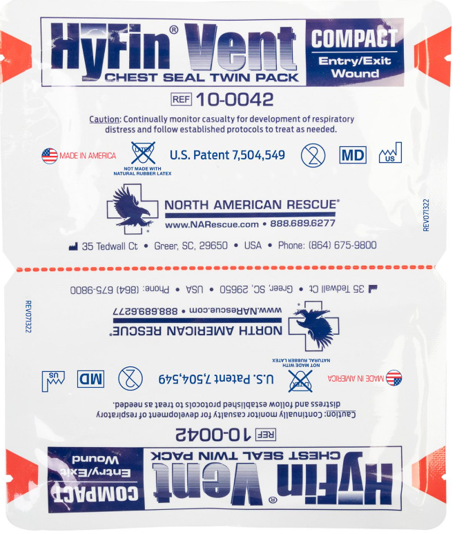 Hyfin Chest Seal - Twin PACK