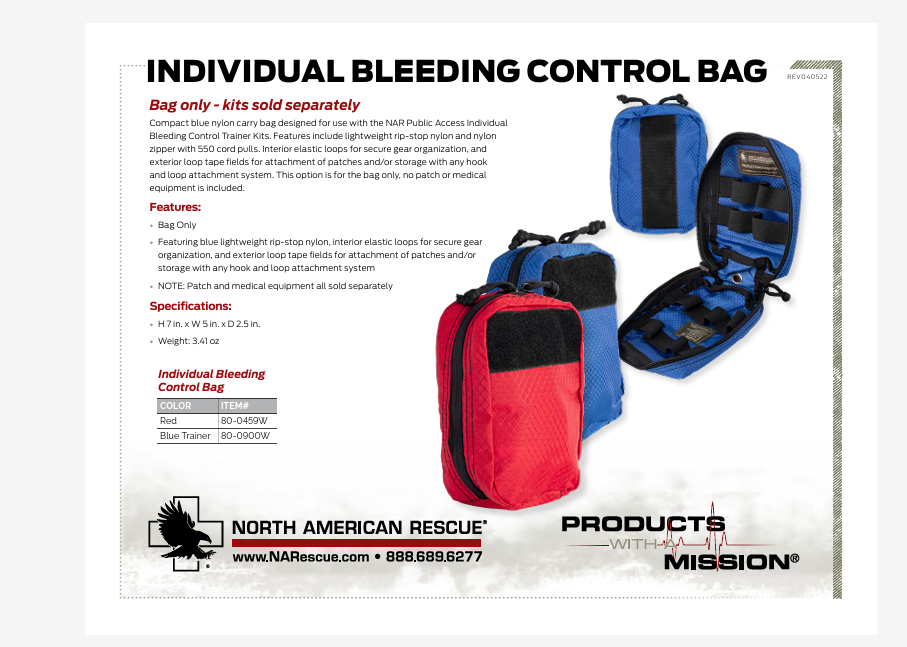 NAR-Public Bleeding Kit