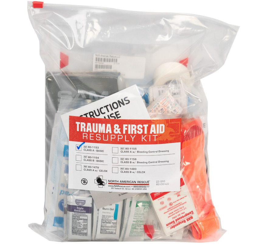 Trauma and First Aid Resupply Kit - Class A