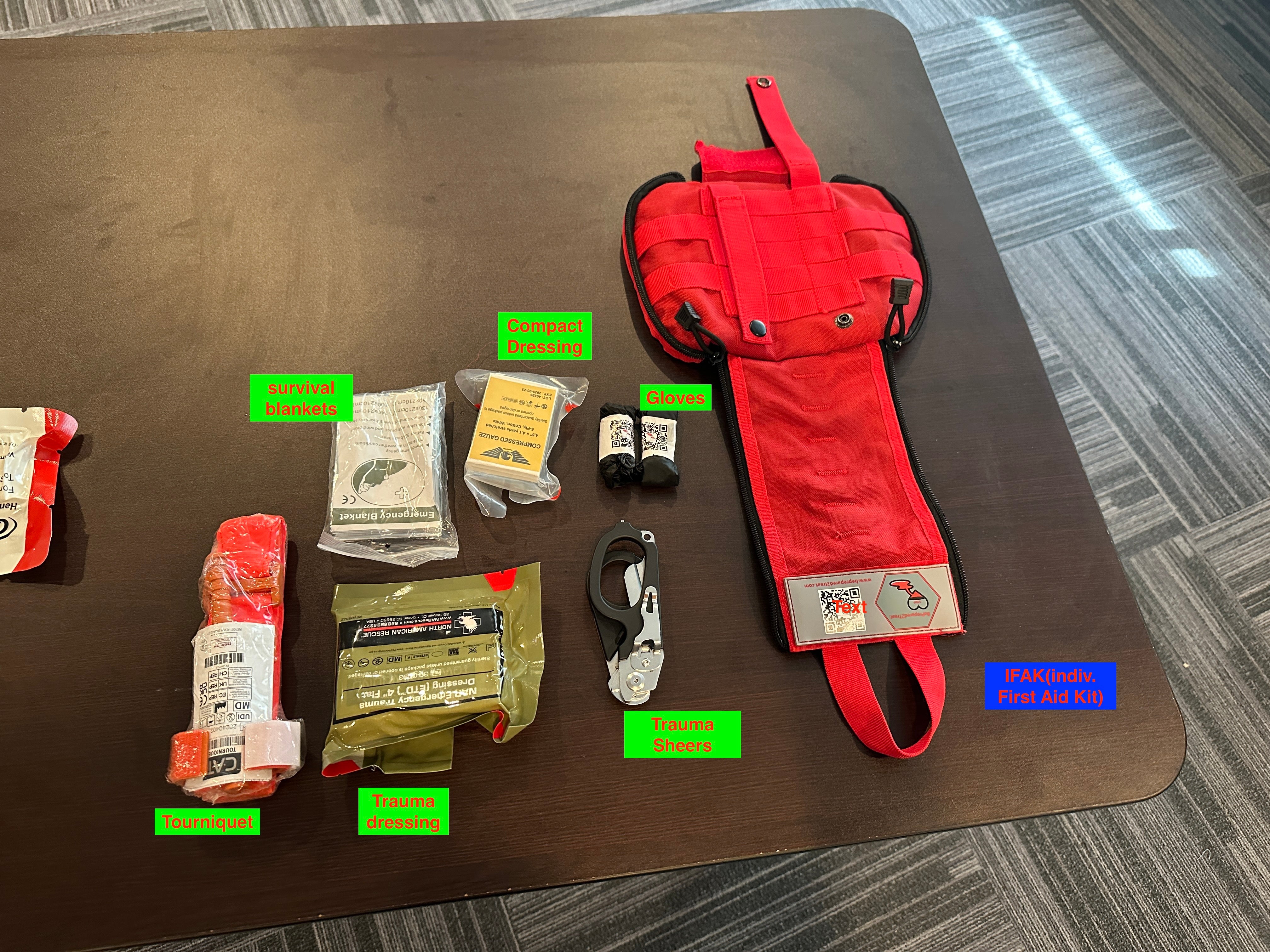 BP2T Red IFAK Kit – Select Your Level